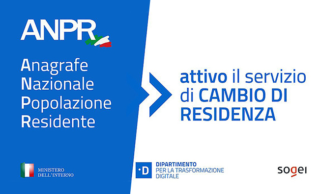 Cambi di residenza on line