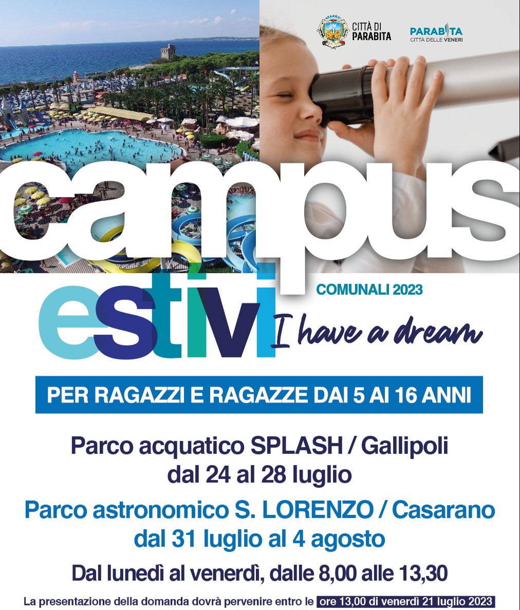 Avviso Campus Estivo 2023