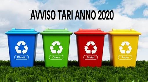 Avvisi TARI per l'anno 2020