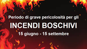 Dichiarazione dello stato di grave pericolosità per gli incendi anno 2021.